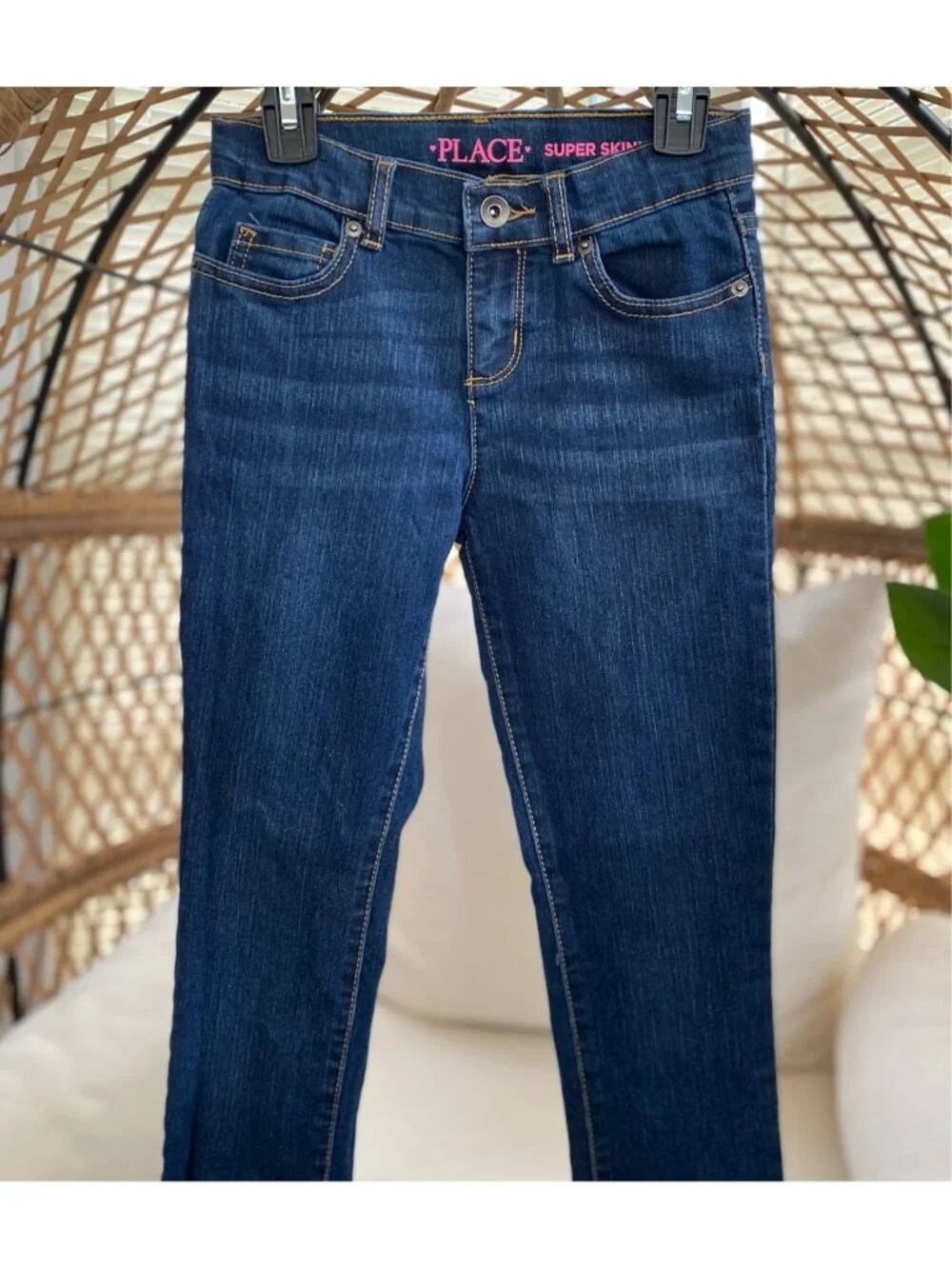 The Children’s Place Kids Little Girls Super Skinny Denim Jeans Pant Size 8